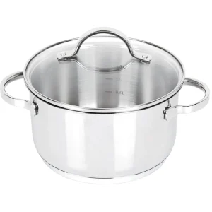 Ricardo Cuisine Skillets And Saucepans-Orly / Joseph Strauss 6L Cooking Pot with Glass Lid