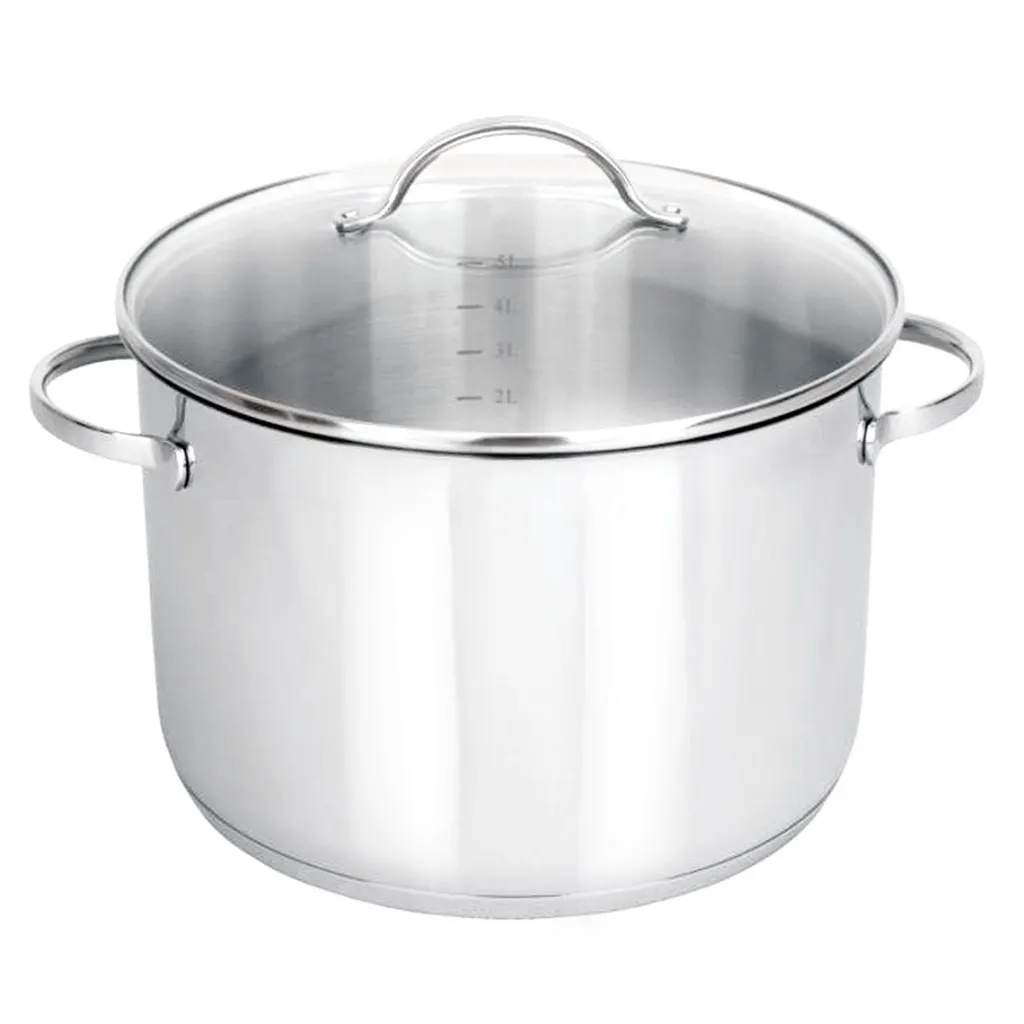 Ricardo Cuisine Skillets And Saucepans-Orly / Joseph Strauss 16L Cooking Pot with Glass Lid
