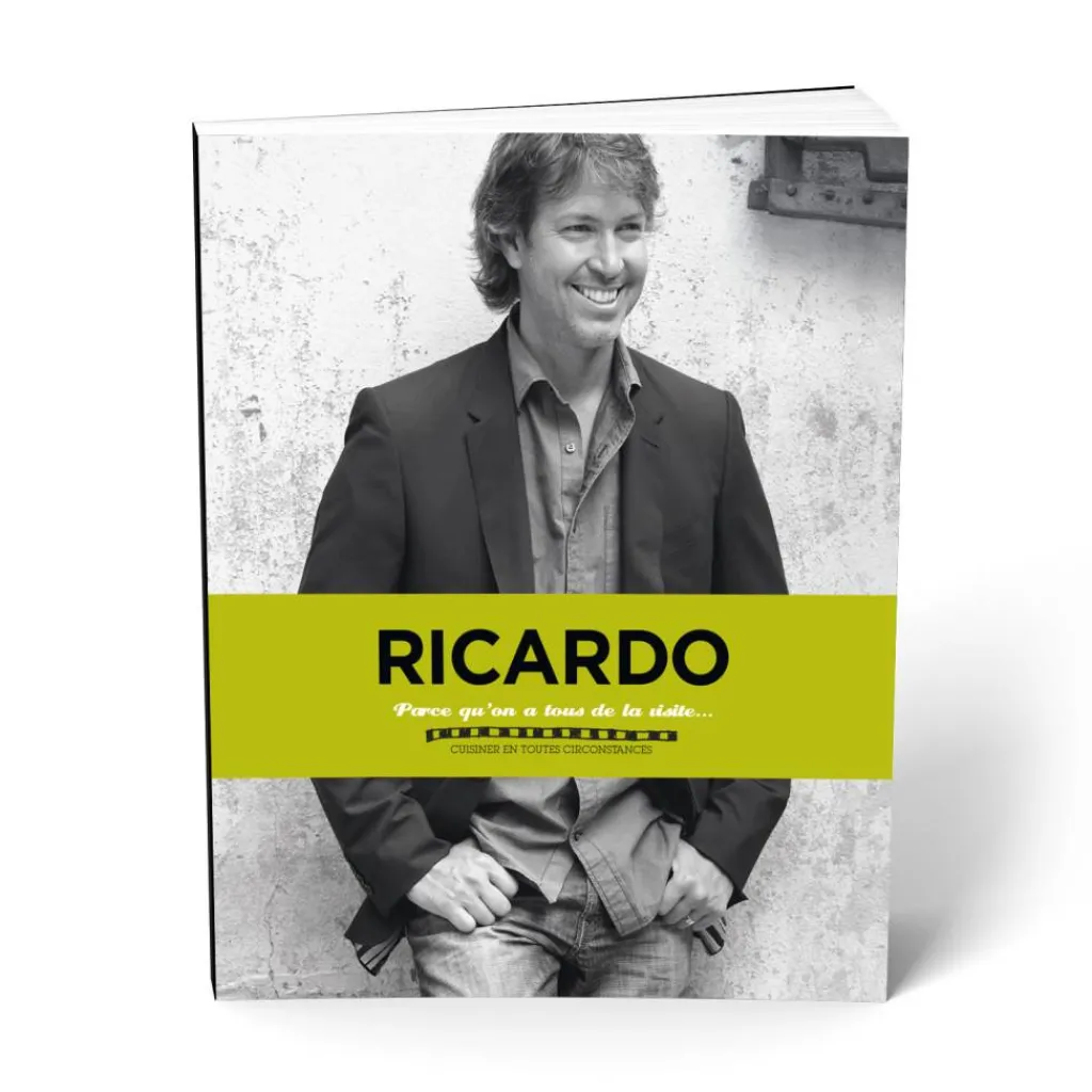 Ricardo Cuisine Books, Magazines And Game-Parce qu'on a tous de la visite Book (French Version)