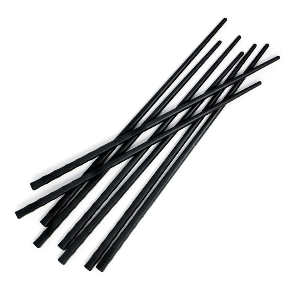 Ricardo Cuisine Tongs, Brushed And Whisks-Reusable Chopsticks, Set of 4 Pairs