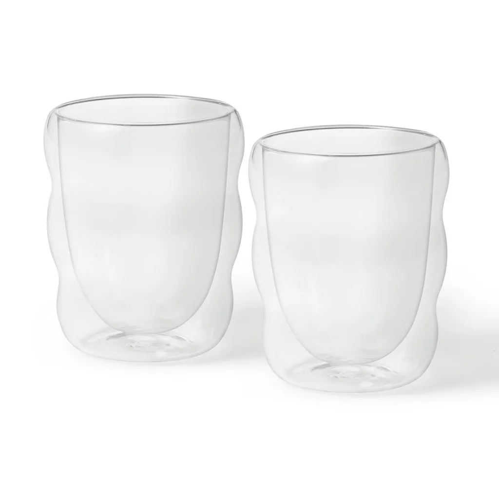 Ricardo Cuisine Glassware And Mugs-RICARDO 300 ml Double Wall Glasses, Set of 2
