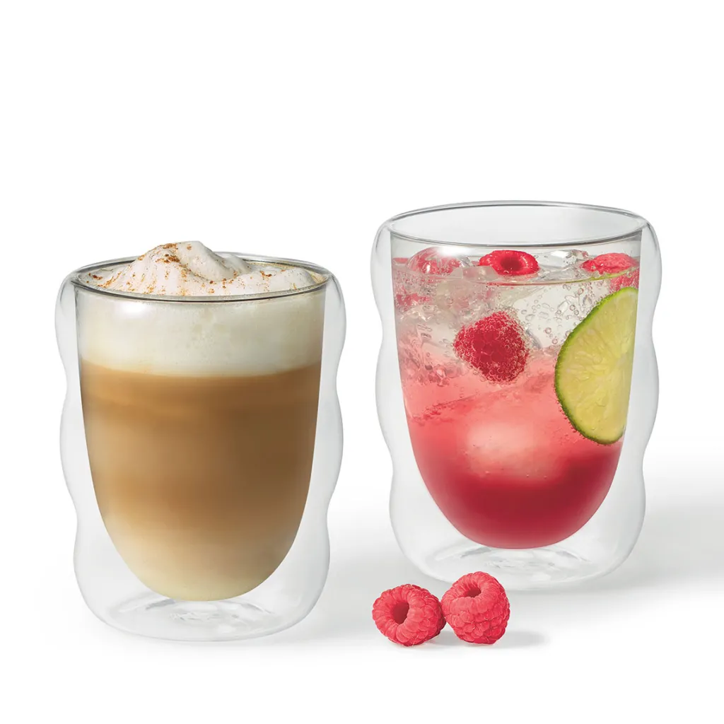 Ricardo Cuisine Glassware And Mugs-RICARDO 300 ml Double Wall Glasses, Set of 2
