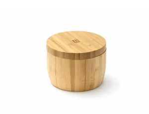 Ricardo Cuisine Salt & Pepper Mills-RICARDO Bamboo Salt Cellar