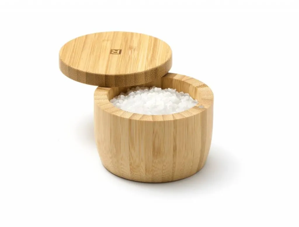 Ricardo Cuisine Salt & Pepper Mills-RICARDO Bamboo Salt Cellar