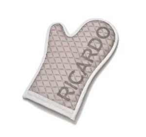 Ricardo Cuisine Oven Mitts-RICARDO Beige Silicone Oven Mitt