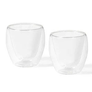 Ricardo Cuisine Glassware And Mugs-RICARDO Double Wall Espresso Glasses, Set of 2