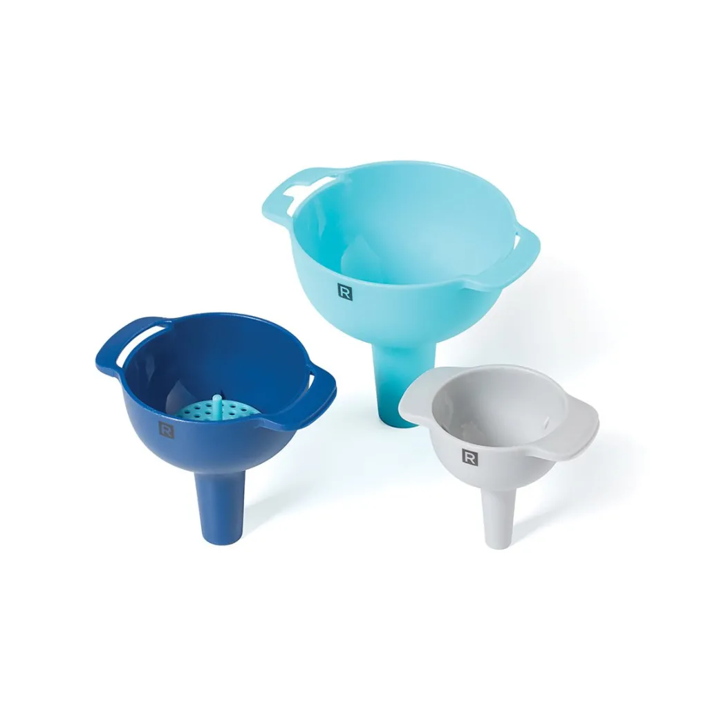 Ricardo Cuisine Colanders, Spinners And Strainers-RICARDO Funnel Set with Sieve (4 pieces)