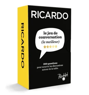 Ricardo Cuisine Books, Magazines And Game-RICARDO Le jeu de conversation (le meilleur)