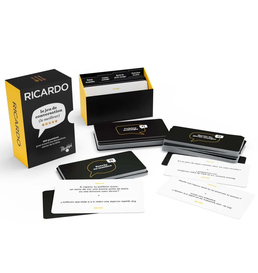 Ricardo Cuisine Books, Magazines And Game-RICARDO Le jeu de conversation (le meilleur)