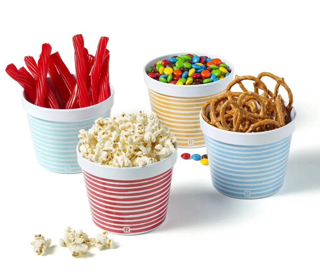 Ricardo Cuisine Dishware-RICARDO Set of 4 Individual Popcorn Bowls