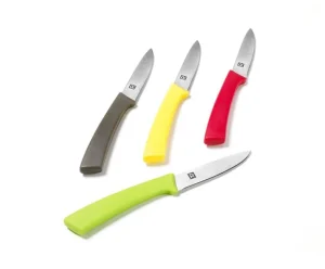 Ricardo Cuisine Knives And Scissors-RICARDO Set of 4 Stainless Steel Paring Knives