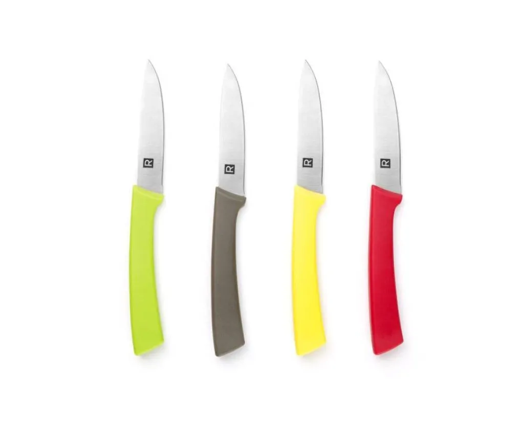 Ricardo Cuisine Knives And Scissors-RICARDO Set of 4 Stainless Steel Paring Knives