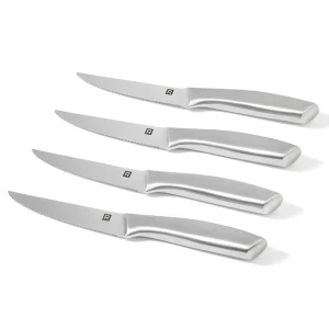 Ricardo Cuisine Knives And Scissors-RICARDO Set of 4 Stainless Steel Steak Knives