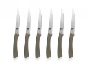 Ricardo Cuisine Knives And Scissors-RICARDO set of 6 Steak Knives