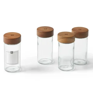 Ricardo Cuisine Lunch And Food Storage-RICARDO Spice Jars, Set of 4