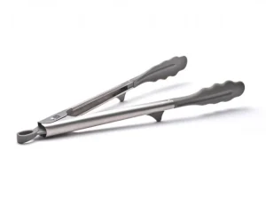 Ricardo Cuisine Tongs, Brushed And Whisks-RICARDO Ultra-resistant Stainless Steel and Nylon Tongs