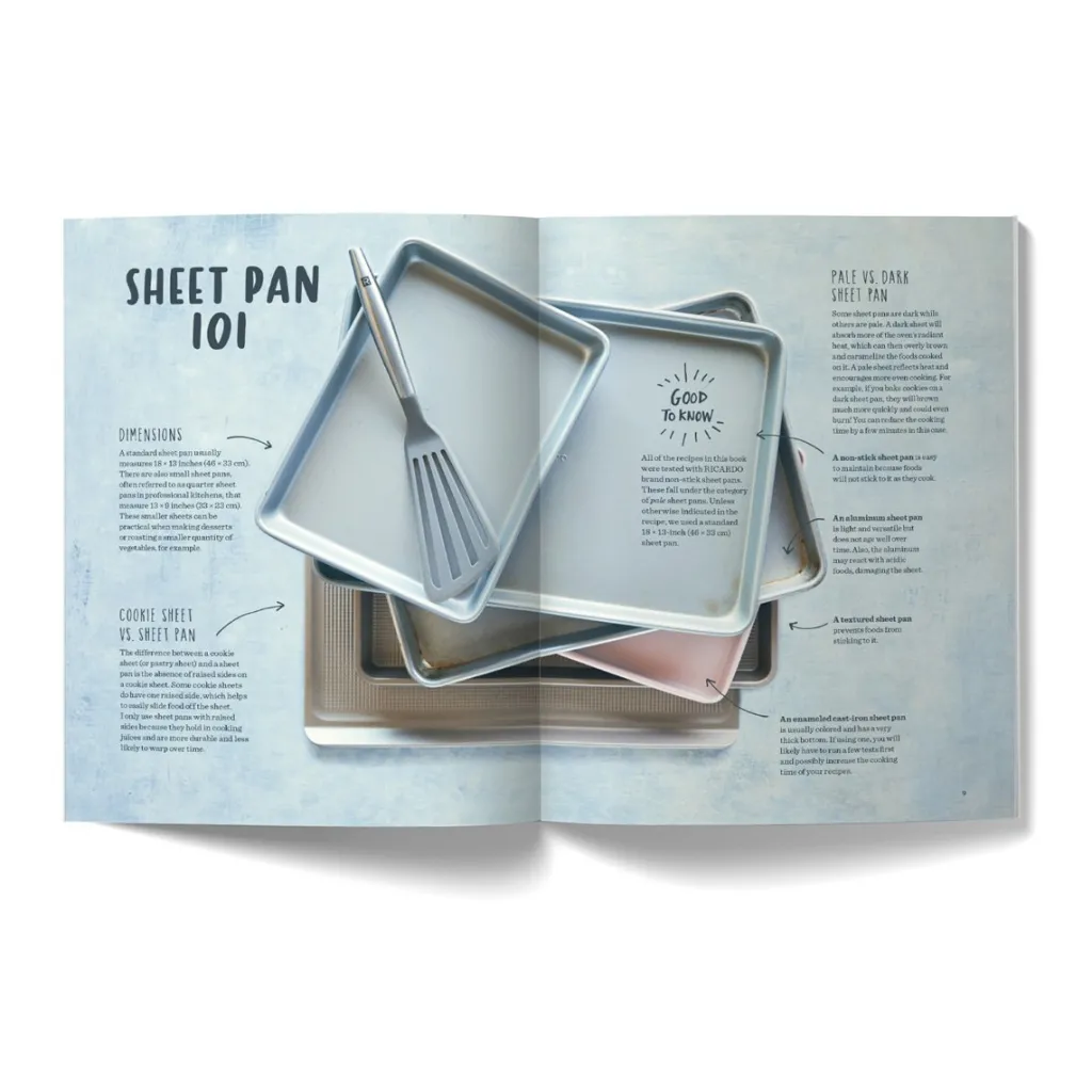Ricardo Cuisine Books, Magazines And Game-Sheet Pan Everything Book